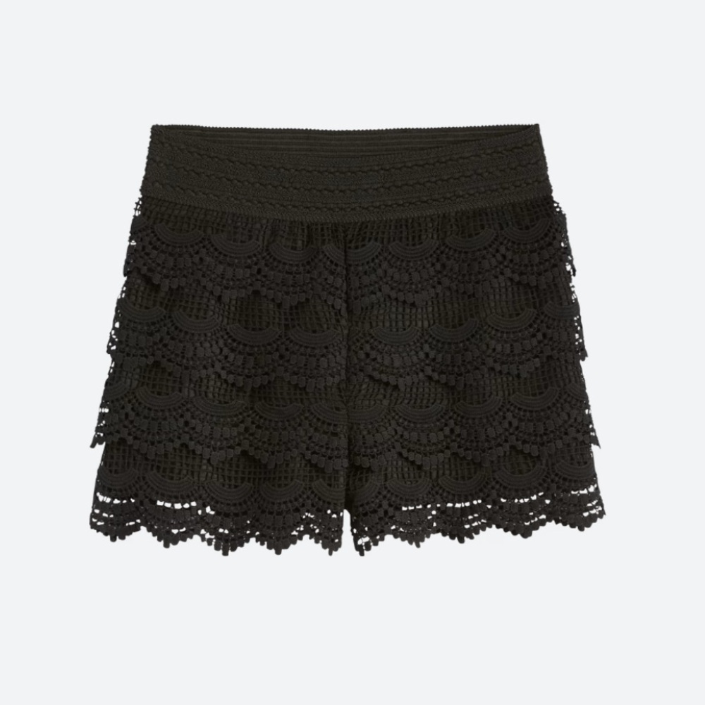 Onemarket Black Lace Shorts - Size Medium